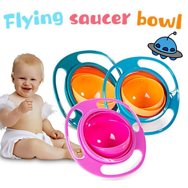 360-degree rotating baby magic bowl