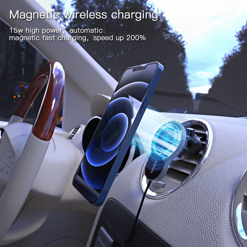The latest model of magnetic wireless charger 2021.