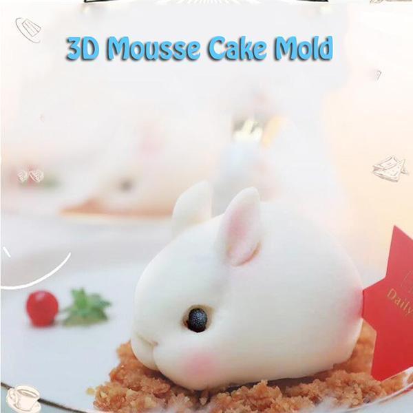 3D Mousse Pudding Mold