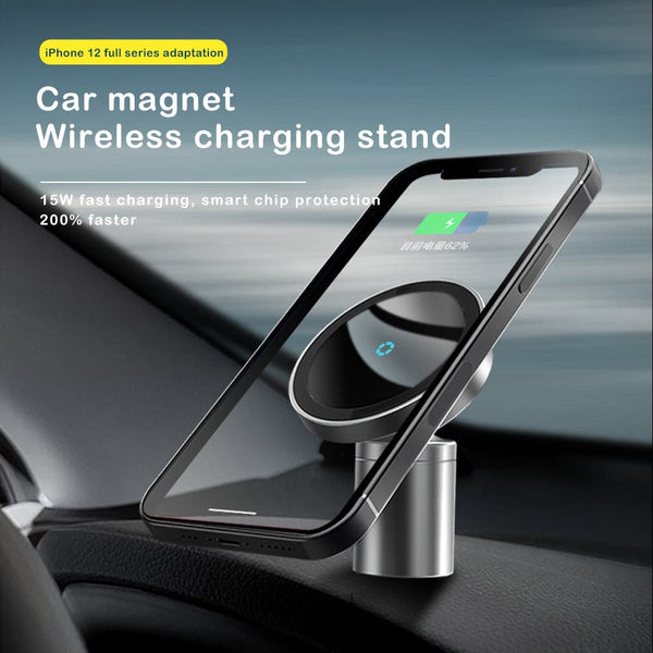 Wireless charging magnetic base.