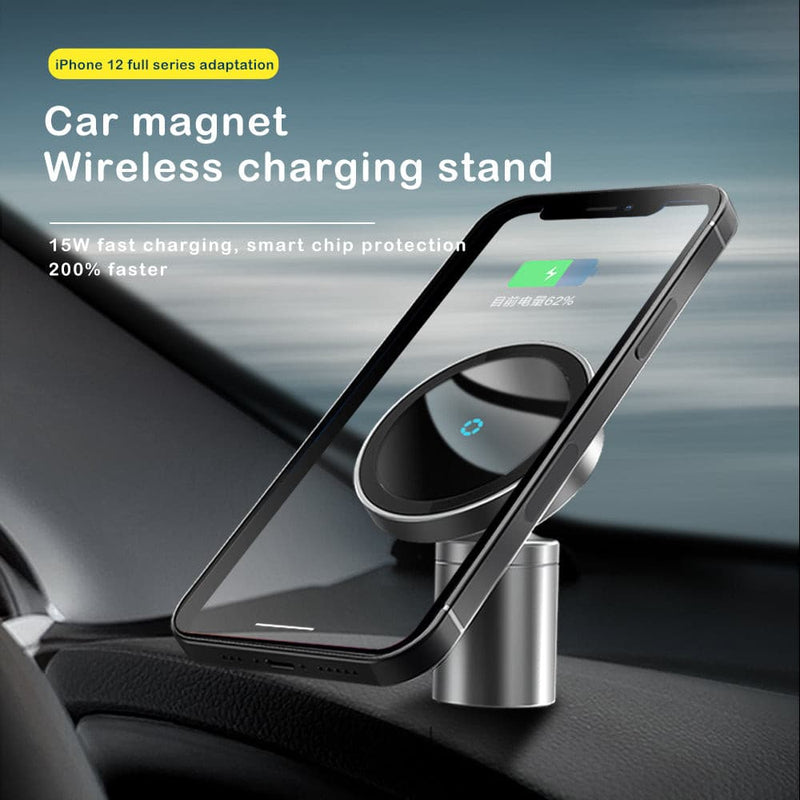 Wireless charging magnetic base.