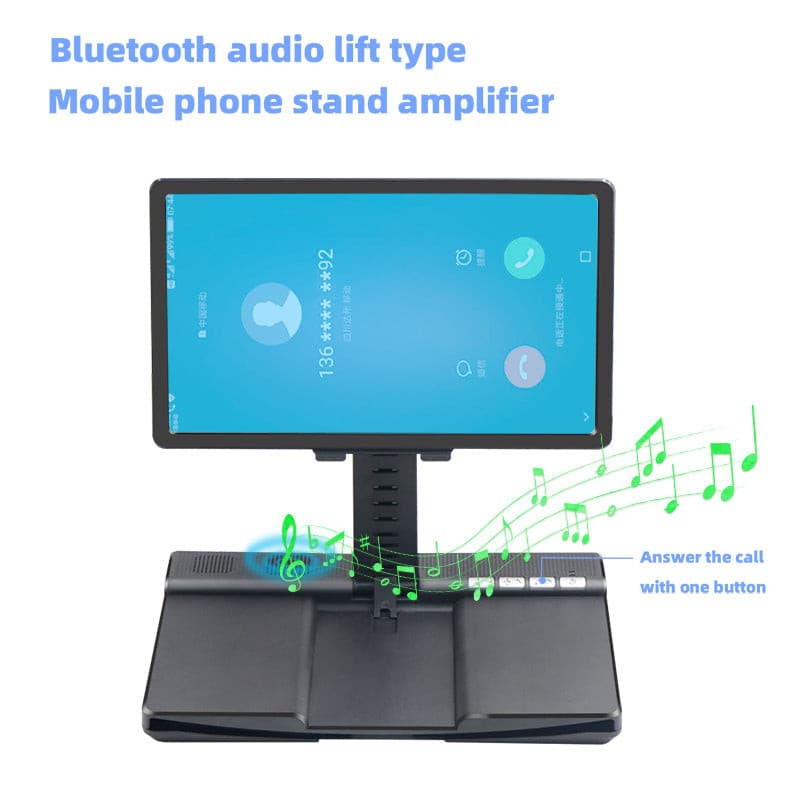 Bluetooth connection mobile phone screen amplifier speaker.