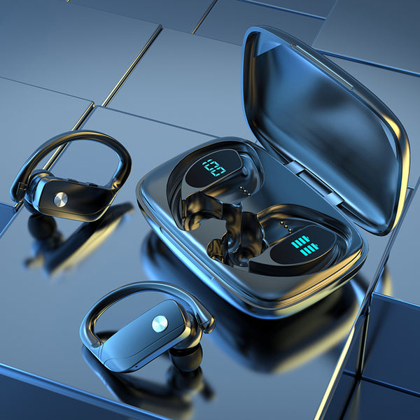 3500mAh Charging Case Wireless Bluetooth 5.1 Headphones Sports Headphones