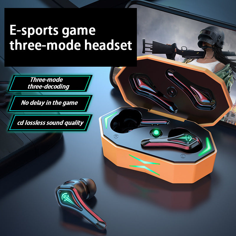Three-mode Bluetooth headset 5.2 gaming headset
