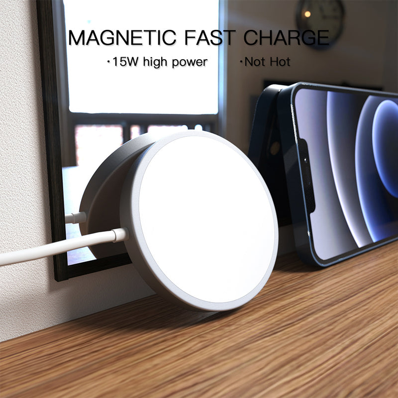 15W magnetic wireless charger for iPhone 12 Pro Max 12pro Qi fast charger.