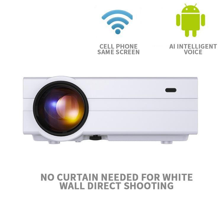 4K Portable mini AI voice intelligent LED projector