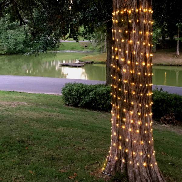 36ft Solar-Powered LED Copper-Wire Fairy Lights