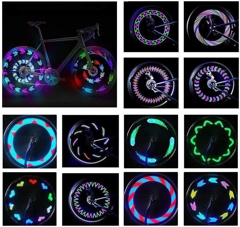 3D Bicycle Spoke LED Lights-Illuminate The Streets With Fancy Bike Wheel Lights