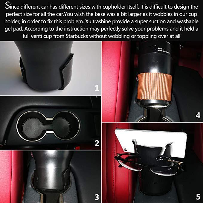 5-in-1 Multi-functional Car Cup Holder - 43% OFF