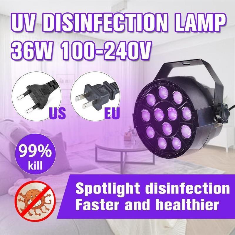 36W Disinfection Lamp 110V 220V Ultraviolet Sterilization Germicidal Bacterial Disinfect US/EU for Home Room