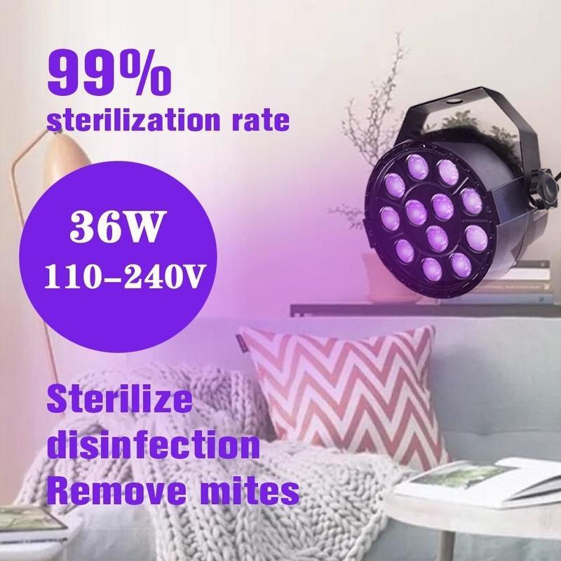 36W Disinfection Lamp 110V 220V Ultraviolet Sterilization Germicidal Bacterial Disinfect US/EU for Home Room