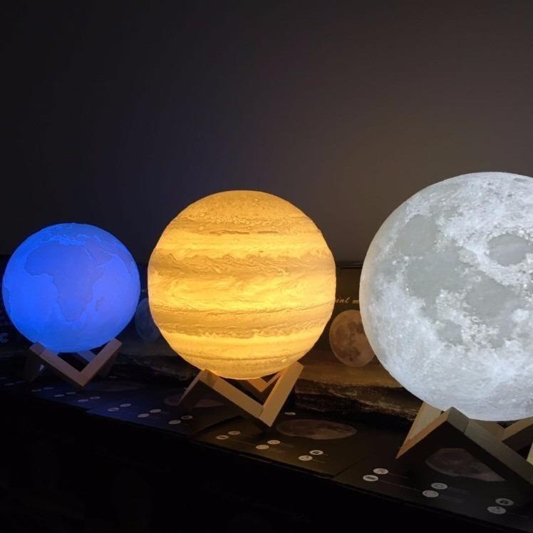3D Color Changing Planet Lamp