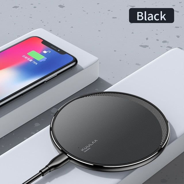 Wireless charger for iPhone 11 Pro 8 X XR XS Max 10W fast wireless charging.