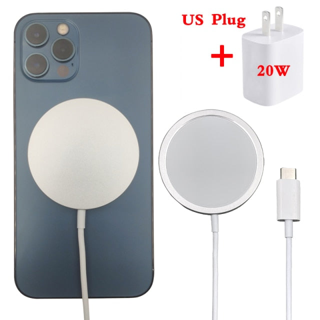 15W magnetic wireless charger for iPhone 12 Pro Max 12pro Qi fast charger