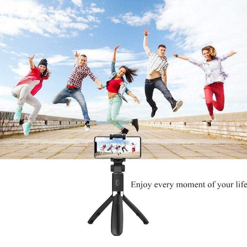 Selfie Stick Bluetooth Remote Control for Phone 3 In 1 Wireless Monopod for Smartphone Mobile Foldable Handheld Selfie Stick.