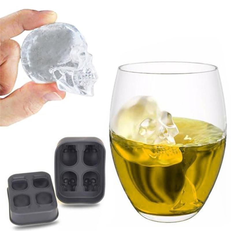 3D Skull Ice Cubes