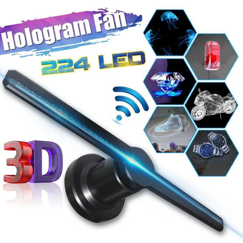 3D Hologram LED Display Projector Fan